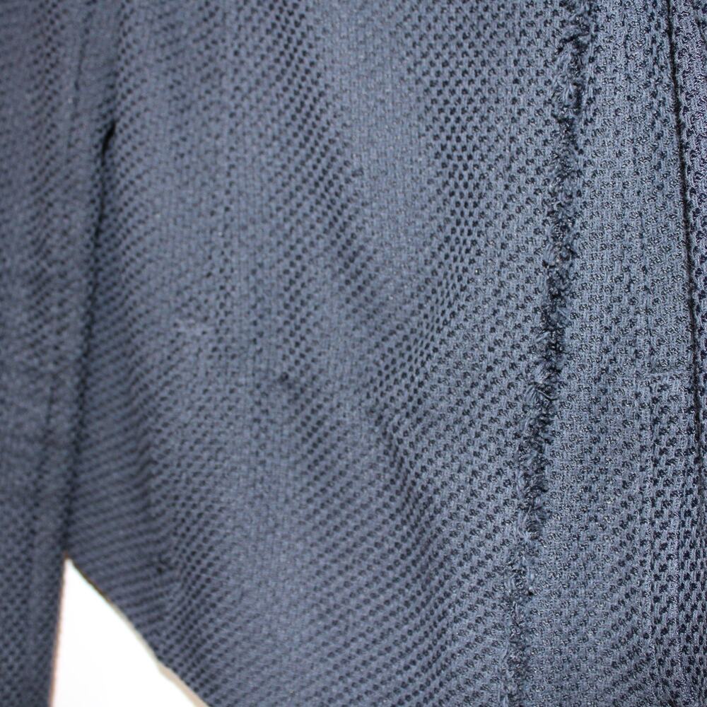VINCE Tweed Frayed Edge Scuba Jacket Asymmetrical Zip | Medium - Picture 10 of 13